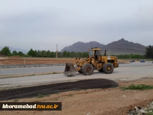 تسطیح و مسطح سازی ورودی دانشکده دختران 2