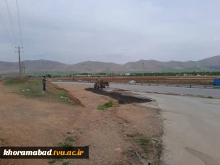 تسطیح و مسطح سازی ورودی دانشکده دختران 3