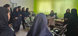 بازدید دانش آموزان و مسئولین رشته گرافیک هنرستان حدیث  از دانشکده به مناسبت هفته مشاغل 7